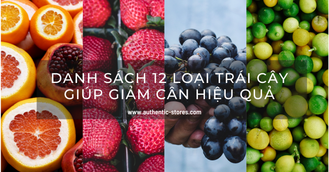 12 loại trái cây giảm cân hiệu quả
