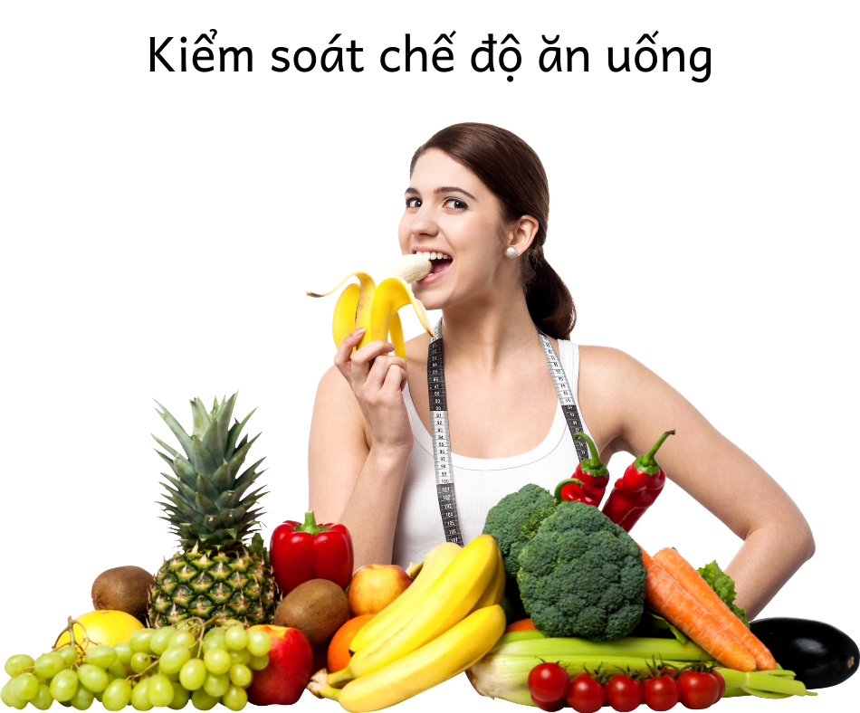 Giảm Mỡ bụng bằng cách kiểm soát Chế Độ ăn uống