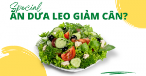 ăn dưa leo có giảm cân không?