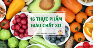 những thực phẩm giàu chất xơ