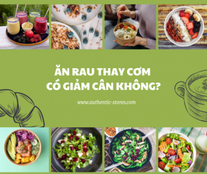 ăn rau thay cơm có giảm cân không?