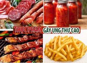 thực phẩm dễ gây ung thư